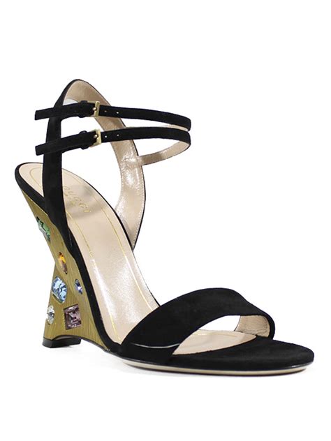 sandali zeppa bianchi gucci|Gucci Sandals for Women .